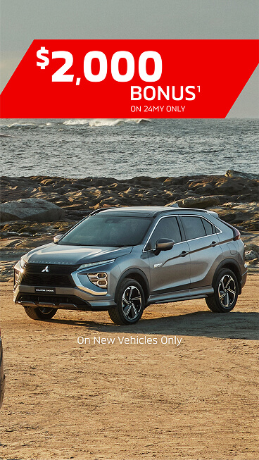 Eclipse Cross Plug-in Hybrid EV Offer on selected models - $2,000 Bonus Offer